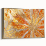 Framed canvas featuring a close-up view of nature elements in black, ideal for bedroom wall art.