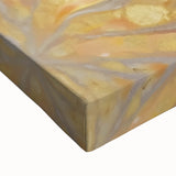 Black and white close-up landscape art on stretched canvas, depicting natural elements, ideal for bedroom wall decor.