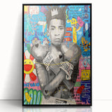 Vibrant Pop Art Wall Art – Colorful Boxing Canvas Print