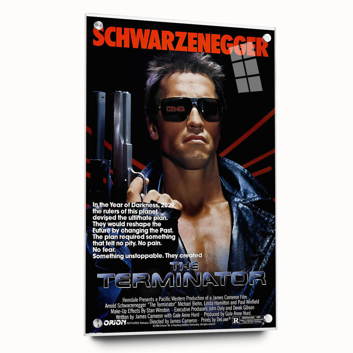 Retro Wall Art - The Terminator Movie Poster - 80s Sci-Fi Art Prints