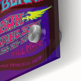 Chuck Berry Fillmore West Poster | Vintage Retro Music Art