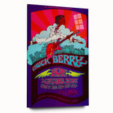 Chuck Berry Fillmore West Poster | Vintage Retro Music Art