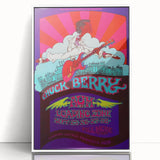 Chuck Berry Fillmore West Poster | Vintage Retro Music Art