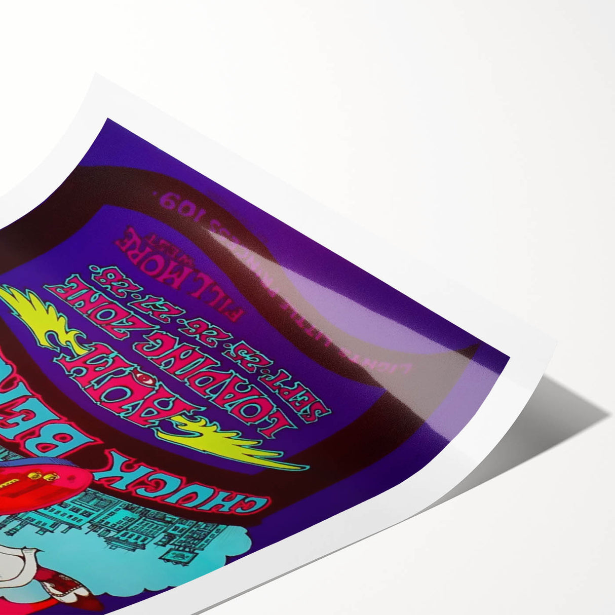 Chuck Berry Fillmore West Poster | Vintage Retro Music Art