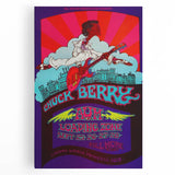 Chuck Berry Fillmore West Poster | Vintage Retro Music Art