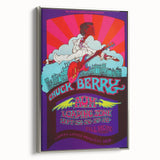 Chuck Berry Fillmore West Poster | Vintage Retro Music Art