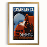 Retro Casablanca Travel Poster – Vintage Prints & Nostalgic Wall Art