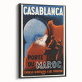 Retro Casablanca Travel Poster – Vintage Prints & Nostalgic Wall Art