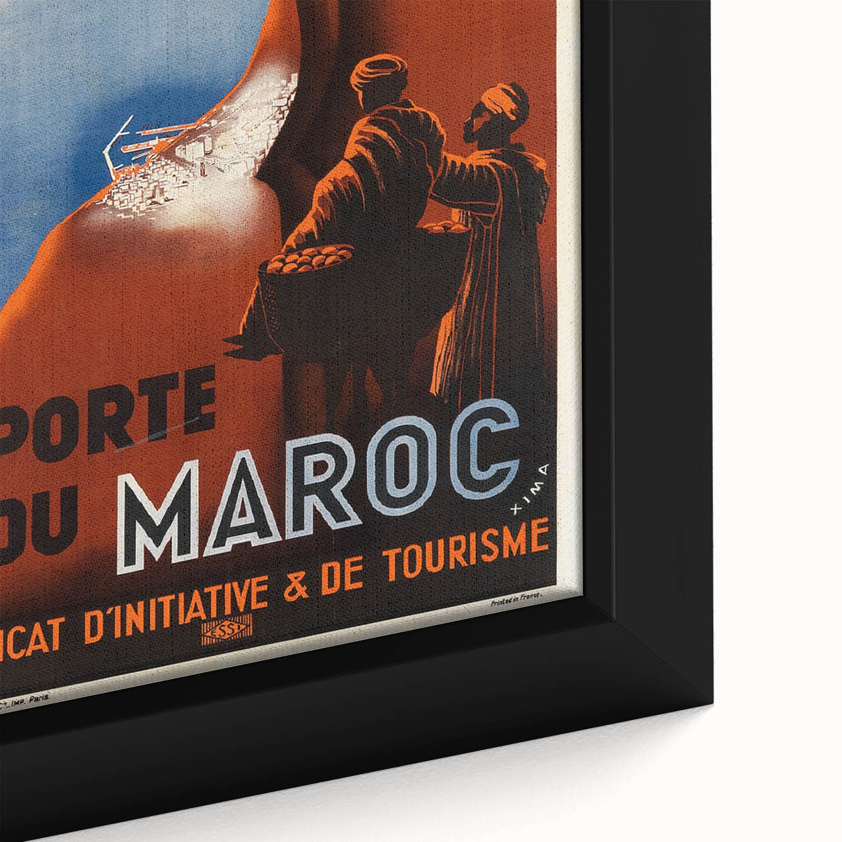 Retro Casablanca Travel Poster – Vintage Prints & Nostalgic Wall Art