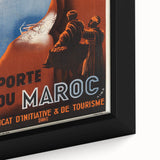 Retro Casablanca Travel Poster – Vintage Prints & Nostalgic Wall Art