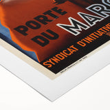 Retro Casablanca Travel Poster – Vintage Prints & Nostalgic Wall Art