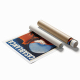 Retro Casablanca Travel Poster – Vintage Prints & Nostalgic Wall Art