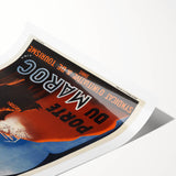 Retro Casablanca Travel Poster – Vintage Prints & Nostalgic Wall Art