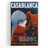 Retro Casablanca Travel Poster – Vintage Prints & Nostalgic Wall Art