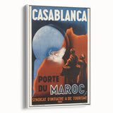 Retro Casablanca Travel Poster – Vintage Prints & Nostalgic Wall Art