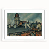 View of Košice Realism Art Print - Classical Realism Canvas Wall Decor