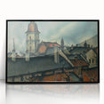 View of Košice Realism Art Print - Classical Realism Canvas Wall Decor