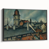 View of Košice Realism Art Print - Classical Realism Canvas Wall Decor