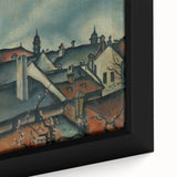 View of Košice Realism Art Print - Classical Realism Canvas Wall Decor