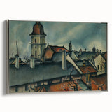 View of Košice Realism Art Print - Classical Realism Canvas Wall Decor