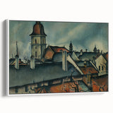 View of Košice Realism Art Print - Classical Realism Canvas Wall Decor