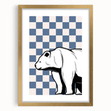 Polar Bear Wall Art – Cool Animal Print for Boys' Room Decor