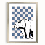 Polar Bear Wall Art – Cool Animal Print for Boys' Room Decor