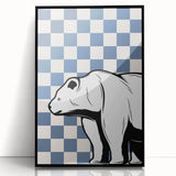Polar Bear Wall Art – Cool Animal Print for Boys' Room Decor