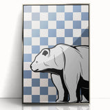 Polar Bear Wall Art – Cool Animal Print for Boys' Room Decor