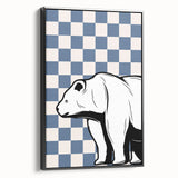 Polar Bear Wall Art – Cool Animal Print for Boys' Room Decor