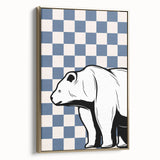 Polar Bear Wall Art – Cool Animal Print for Boys' Room Decor