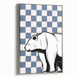 Polar Bear Wall Art – Cool Animal Print for Boys' Room Decor