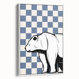 Polar Bear Wall Art – Cool Animal Print for Boys' Room Decor