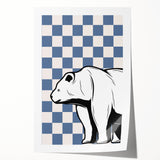Polar Bear Wall Art – Cool Animal Print for Boys' Room Decor