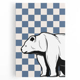 Polar Bear Wall Art – Cool Animal Print for Boys' Room Decor