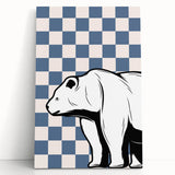 Polar Bear Wall Art – Cool Animal Print for Boys' Room Decor