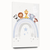 Safari Animal Nursery Wall Art - Baby Room Decor Print