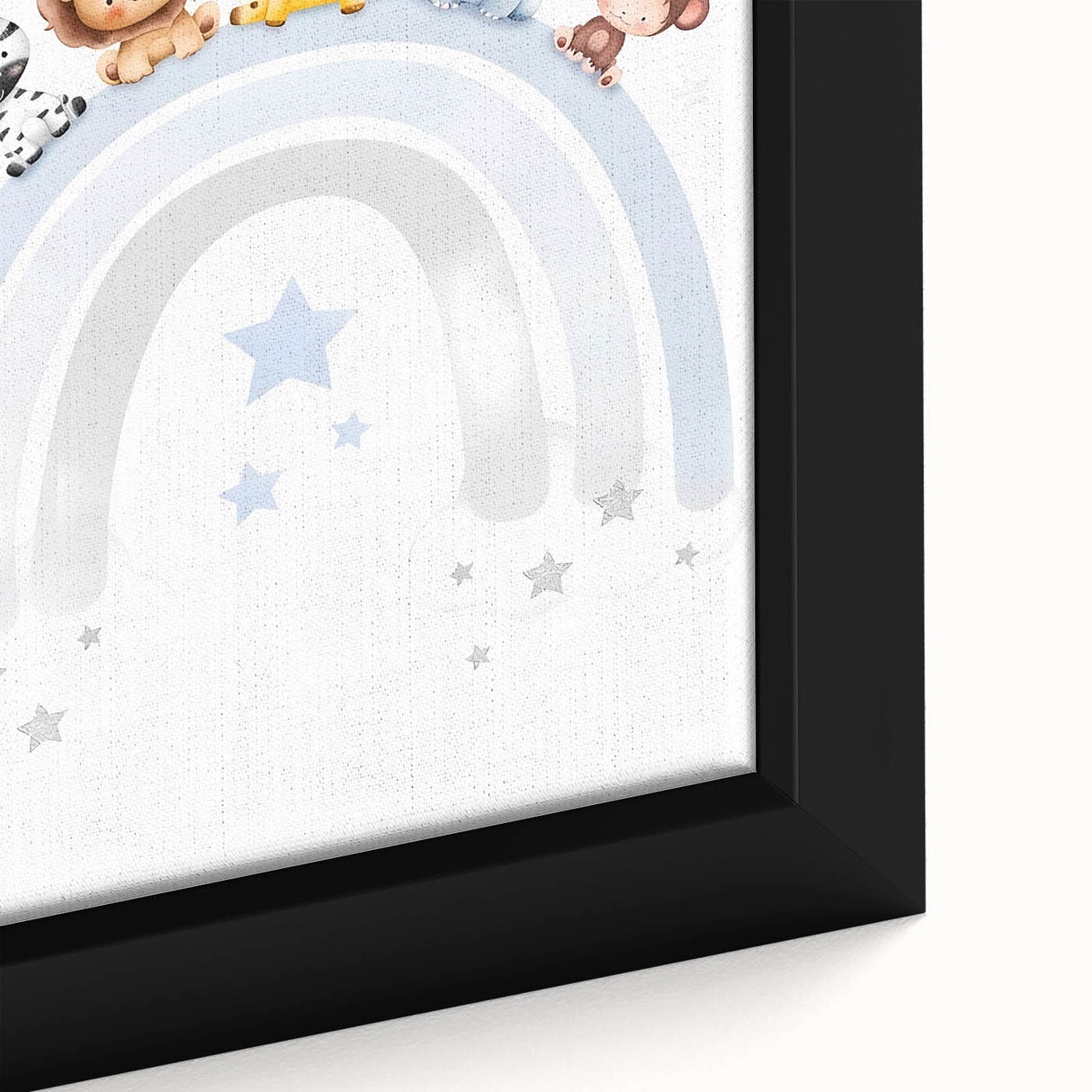 Safari Animal Nursery Wall Art - Baby Room Decor Print
