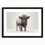 Adorable Baby Bison Wall Art - Perfect for Kids Room Decor