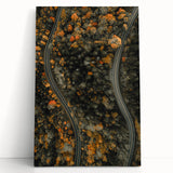 Large black and white abstract tree design on stretched canvas, ideal for kitchen wall art or bedroom ambiance.