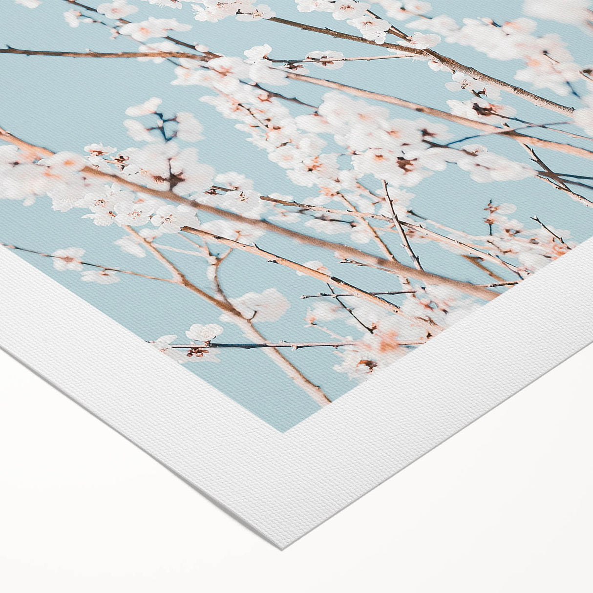 Art deco poster featuring a spring theme in pastel colors on rolled canvas, suitable for dining room wall art.