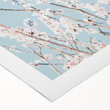 Art deco poster featuring a spring theme in pastel colors on rolled canvas, suitable for dining room wall art.