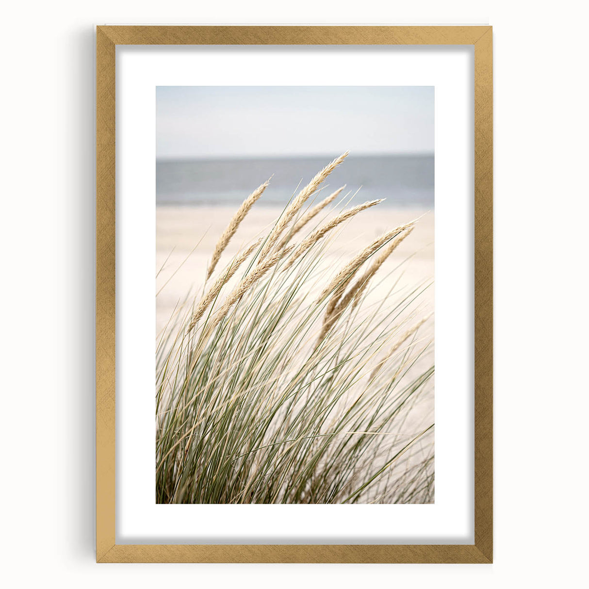 Extra large abstract art print featuring textured swirls in warm orange and gold tones on a framed canvas.