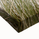 Large art of a summer landscape painting in black and white on stretched canvas, ideal for bedroom wall decor.