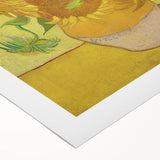 Art deco poster featuring a stylized cityscape in muted gold and blue tones on rolled canvas.