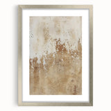 Abstract strokes wall art design in a silver frame with mat, showcasing vibrant colors and dynamic patterns, ideal for modern home decor. Perfect for adding artistic flair to living spaces.