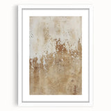 Abstract wall art featuring colorful strokes in a modern design, framed with a white mat, perfect for contemporary home decor. Ideal for adding a vibrant touch to any room.