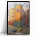 Modern Wall Art: Urban Surrealism - Bold Architectural Abstract Print