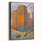 Modern Wall Art: Urban Surrealism - Bold Architectural Abstract Print