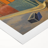 Modern Wall Art: Urban Surrealism - Bold Architectural Abstract Print